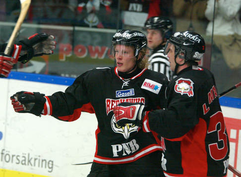 Mika Hannula och Petri Liimatainen, Malmö, jubel