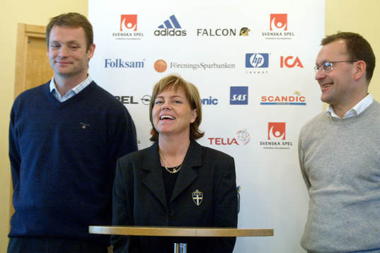  Torbjörn Nilsson, Marika Domanski-Lyfors och Stig Fredriksson.