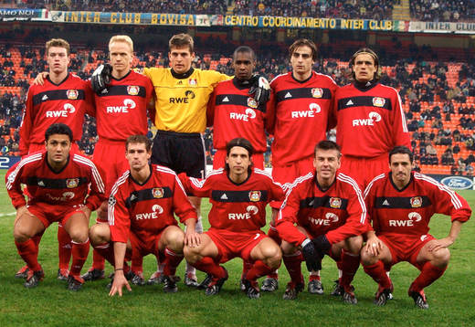 Fotboll, Bayern Leverkusen, lagbild.
