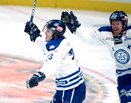 Niklas Persson och Johan Rosén, Leksand, jubel
