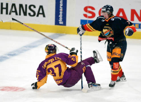 Pär Bäcker, Färjestad och Niklas Kronwall, Djurgården