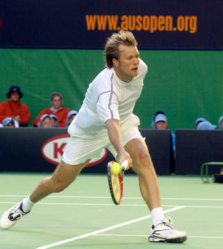 Magnus Larsson pressade Lleyton Hewitt till fem set - men