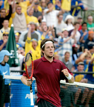 Tennis. Australian Open. Andreas Vinciguerra triumferade