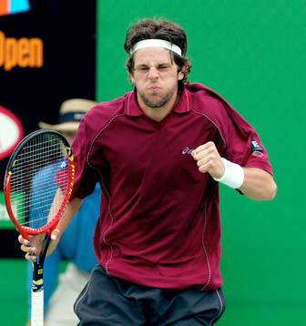 Tennis. Australian Open. Andreas Vinciguerra triumferade