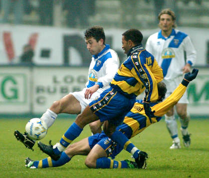  Matteo Ferrari, Parma och Antonio Buscè och Manuel Belleri, Empoli.