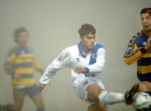  Francesco Tavano, Empoli och Daniele Bonera, Parma.