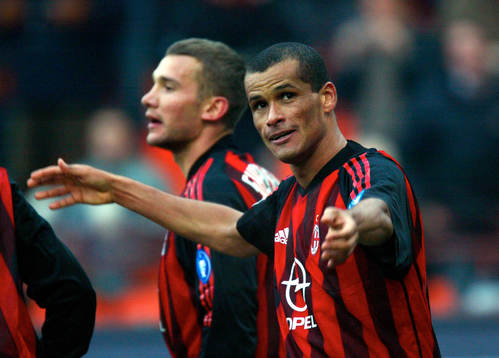   Rivaldo, Milan, jubel.