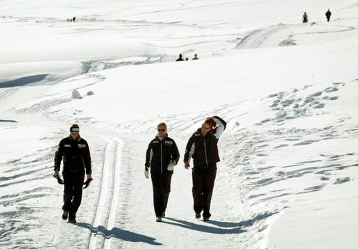 Susanne Ekman, Anja Pärson och Anna Ottosson, Sverige