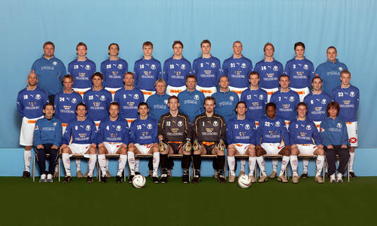 Bakre raden fr v; Lars Olsson, Materialförvaltare,