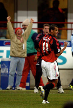  Ferreira Rivaldo Borba, Milan jublar, jubel