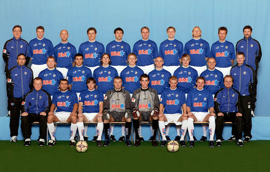 Bakre raden fr v; Kjell Söderberg, lagledare, Joel