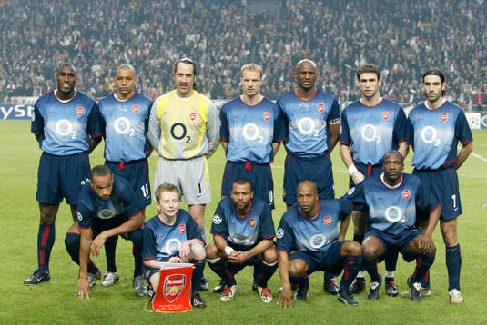 Fotboll, Champions League, Arsenal, lagbild