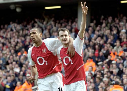 Theirry Henry och Francis Jeffers, Arsenal jublar (Jubel) 