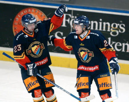 Fredrik Lindquist och Matthias Trattnig, Djurgården jublar