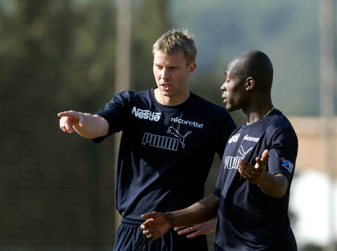  Gammal och ung, Hans Eklund och unge John Pelu, 20..