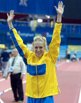 Kajsa Bergqvist tog Guld
