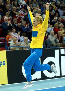 Kajsa Bergqvist tog Guld
