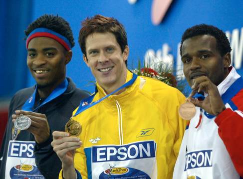 Christian Olsson tog Guld med 17.70 m