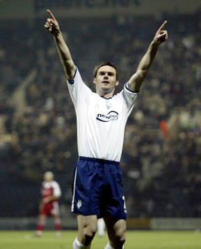  Graham Alexander, Preston jubel.