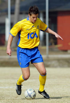 Fotboll, Sverige, U21,  Per Nilsson
