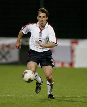  Gary Neville, England.