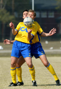 Fotboll, Sverige, U21, Stefan Ålander och Per Nilsson