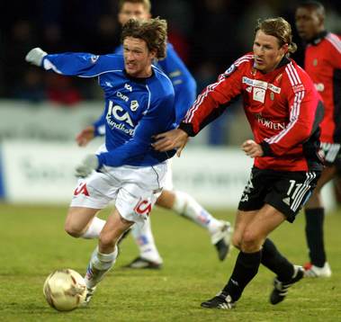 Mikael Nilsson, Halmstad och Tommy Bergersen, Sundsvall