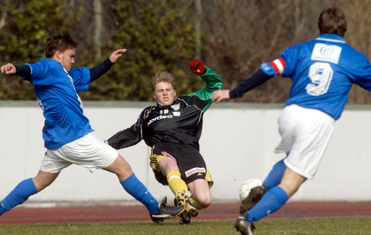 Fredrik Olsson, Hässleholm kämpade väl på sin högerback