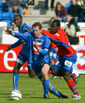 Fredrik Bild, Öster och John Pelu, Helsingborg