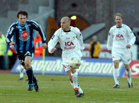 Magnus Svensson, Halmstad och Kim Källström, Djurgården