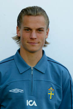 Fotboll, Sverige,  U21. Porträtt. Markus Rosenberg