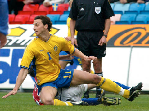  Zlatan Ibrahimovic, Sverige.