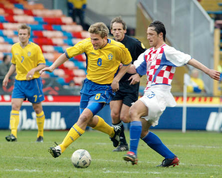  Anders Svensson, Sverige och Niko Kovac, Kroatien.