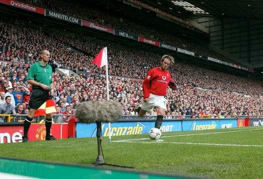  David Beckham, hörna.