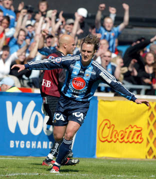Andreas Johansson, Djurgården gjorde ett äkta hattrick