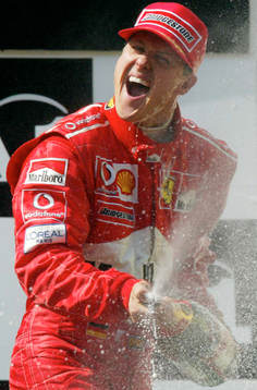 Michael Schumacher, Ferrari, jubel