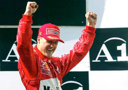Michael Schumacher, Ferrari, jubel