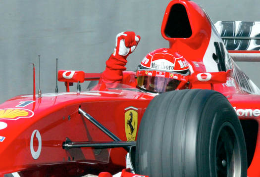 Michael Schumacher, Ferrari, jubel
