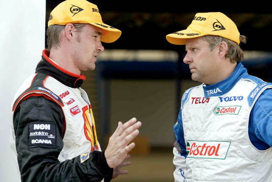 Fredrik Ekblom och Jan Flash Nilsson, vann varsitt  STCC