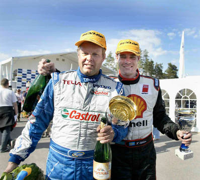 Fredrik Ekblom  vann ett  av de båda  STCC  racen vid