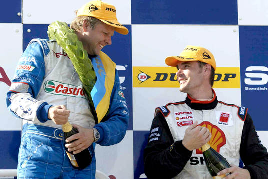 Jan Flash Nilsson vann ett  av  racen  i STCC  på