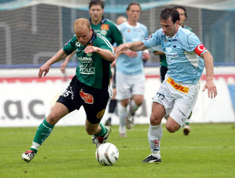   Andreas Hermansson utmanar Hans Mattisson.