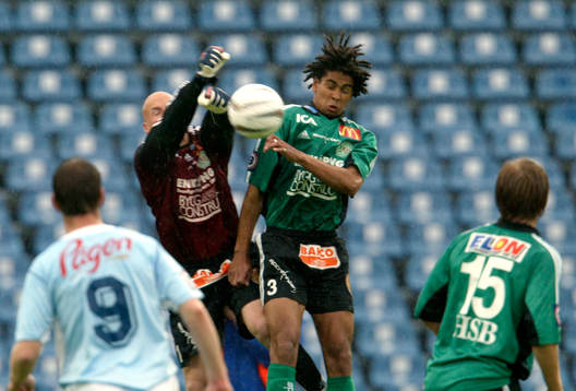 Henrik Johansson, målvakt och Marco Da Silva, Enköping