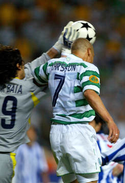 Vitor Baia och Henrik Larsson, Celtic