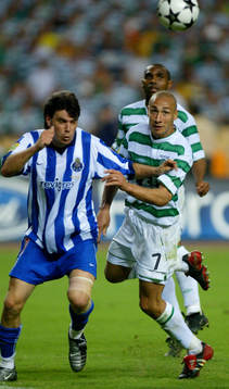 Nuno Valente, Porto och Henrik Larsson, Celtic