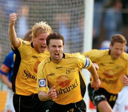 Kristoffer Arvhage och Fredrik Stenman, Elfsborg jubel för