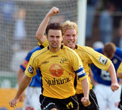 Kristoffer Arvhage och Fredrik Stenman, Elfsborg jubel för