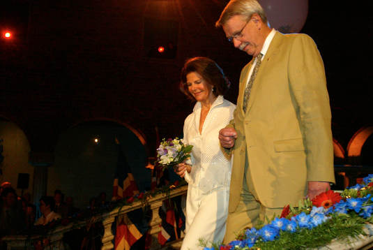 Drottning Silvia och Gunnar Larssojn, RF