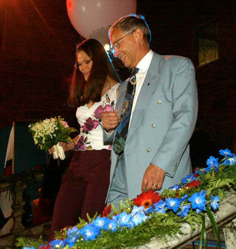 Prinsessan Victoria och Lennart Carlberg, RF