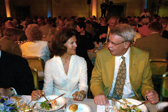 Drottning Silvia och Gunnar Larsson, RF